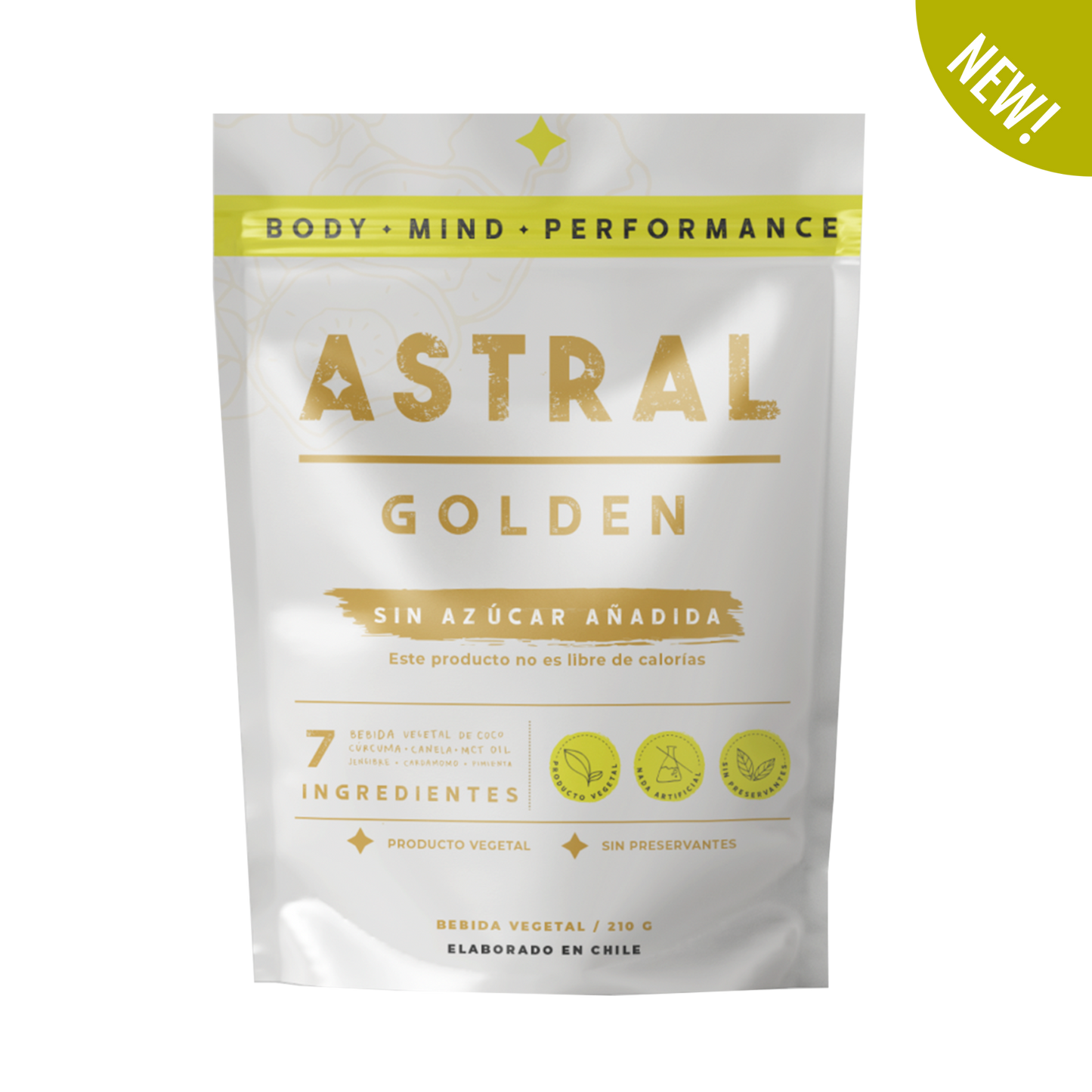 Golden Sin Azúcar 210g